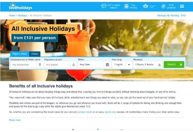 Loveholidays Review Love Holidays Deals Top10TravelAgents